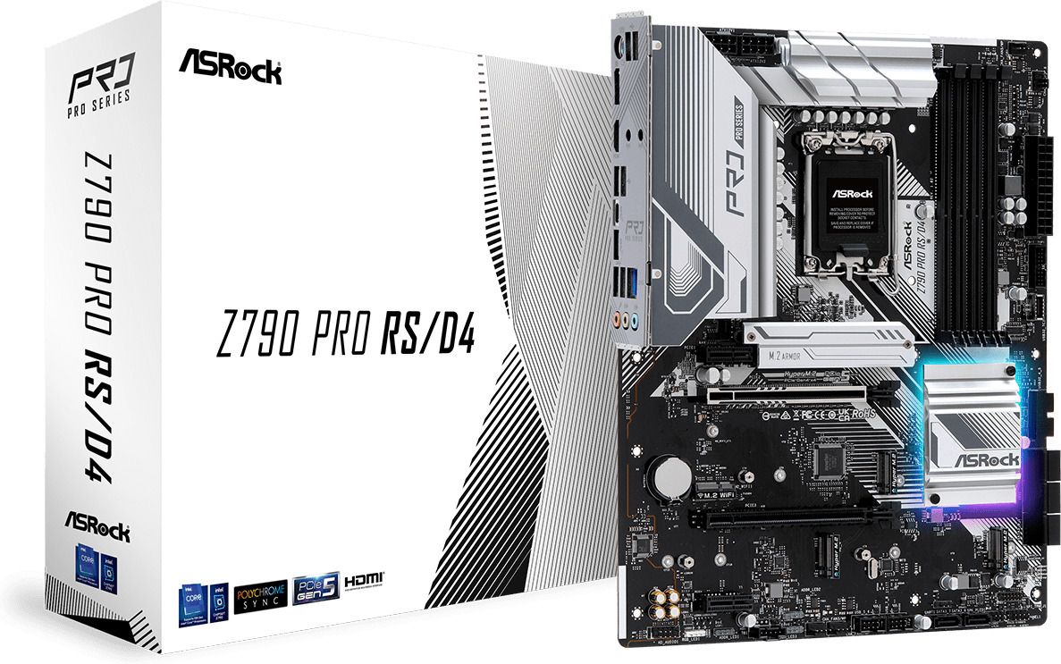 ASRock Z790 Pro RS/D4 - motherboard - ATX - LGA1700 Socket - Z790